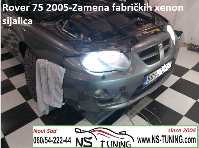 rover 75 2004 2005 godiste d2s xenon sijalica ugradnja novi sad beograd ns tuning